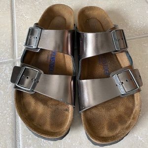 Birkenstock Arizona soft footbed 42 narrow